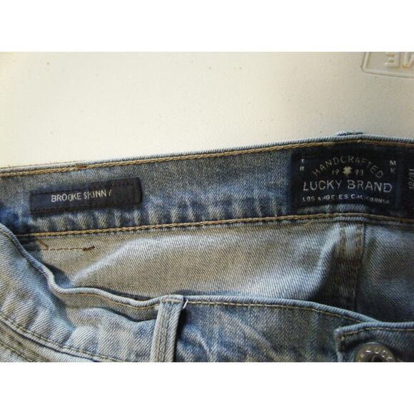 Lucky Brand Size 12/31 Brooke Skinny Light Washed Women's Jeans - Picture 4 of 7